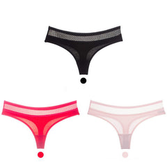 Cotton low-rise seamless women's briefs 3 pieces-