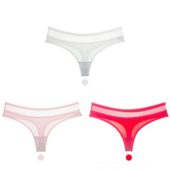 Cotton low-rise seamless women's briefs 3 pieces-