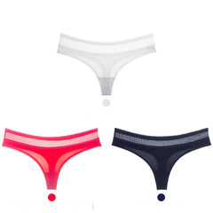 Cotton low-rise seamless women's briefs 3 pieces-