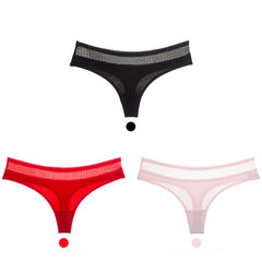 Cotton low-rise seamless women's briefs 3 pieces-