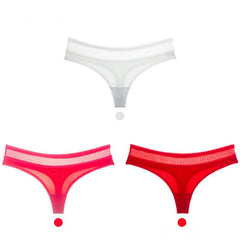 Cotton low-rise seamless women's briefs 3 pieces-