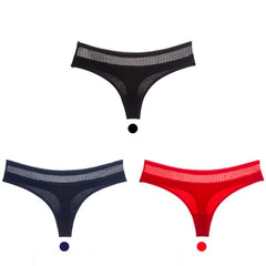 Cotton low-rise seamless women's briefs 3 pieces-