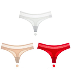 Cotton low-rise seamless women's briefs 3 pieces-