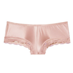 Luxury Silk Lace Trim Panties-
