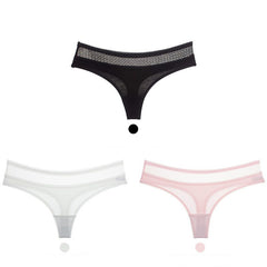 Cotton low-rise seamless women's briefs 3 pieces-