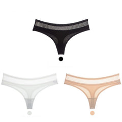 Cotton low-rise seamless women's briefs 3 pieces-