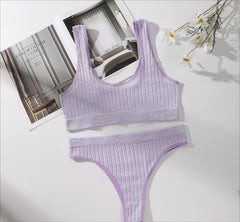 Trendy Seamless Yoga Sports Set-