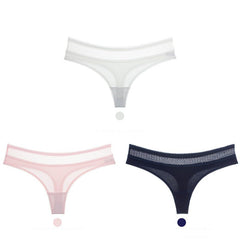 Cotton low-rise seamless women's briefs 3 pieces-