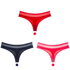 Cotton low-rise seamless women's briefs 3 pieces-