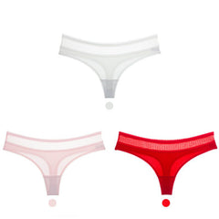 Cotton low-rise seamless women's briefs 3 pieces-