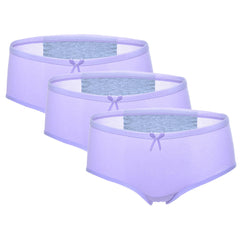 3Pcs Comfortable Absorbent Women Menstrual Panties Set-