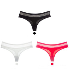 Cotton low-rise seamless women's briefs 3 pieces-