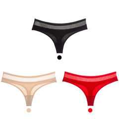 Cotton low-rise seamless women's briefs 3 pieces-