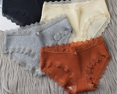 Soft Breathable Cotton Girls Briefs-