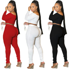 Ethereal One-Shoulder Co-ord Set-