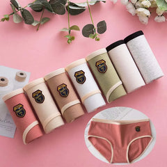 7 Pcs Women’s Cotton Printed Briefs Set