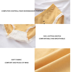 7 Pcs Women’s Cotton Printed Briefs Set