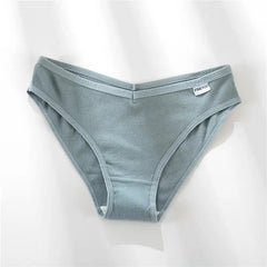 Blue ribbed underwear on a white background