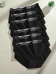 Multiple black men's underwear with 'FINEtoo' branding on a white background