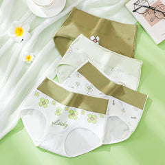 High-Waist Mixed Print Brief 4-Pack