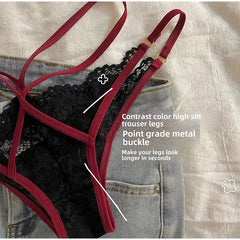 Elegant French Lace Breathable G-Strings