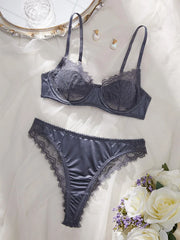 Ultra Sexy French Lace Bra & Panty Set – Intimate Valentine’s Lingerie
