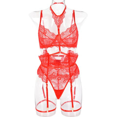 Sheer Lace Bra and Panties Set