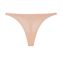 Ice Silk Seamless Low-Rise G-String Thong