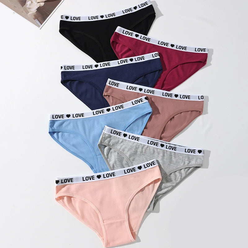 LOVE Waistband Cotton Brief 7-Pack .