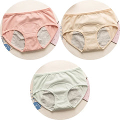 3 PCS Cute Leakproof Period Underwear Set