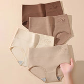 High Waist Cotton Briefs 4 Pack