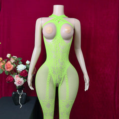 Women Full Body Lace Hollow Bodystocking