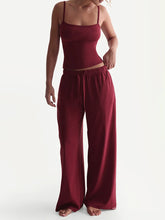 Casual Backless Two-Piece Lounge Set