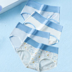 Women Cartoon Shaping Briefs 4pcs