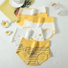 Women Cartoon Shaping Briefs 4pcs