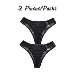 Lace Hollow Thong 2-Pack Women Low-Rise