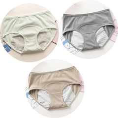 3 PCS Cute Leakproof Period Underwear Set