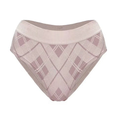 High Waist Argyle Knit Briefs Multipack