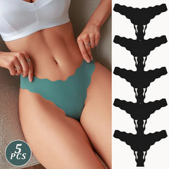 Teal underwear worn by a person with a close-up of the product on the right.
