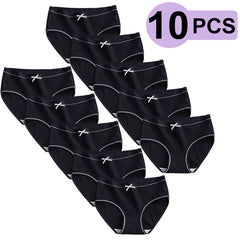 Cotton Girls' Briefs Pack 5-To-10 Pieces