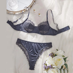 Ultra Sexy French Lace Bra & Panty Set – Intimate Valentine’s Lingerie
