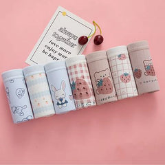 7 Pcs Women’s Cotton Printed Briefs Set