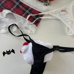 Kawaii Y2K Cartoon Lace Panties