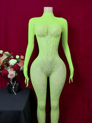Women Full Body Lace Hollow Bodystocking