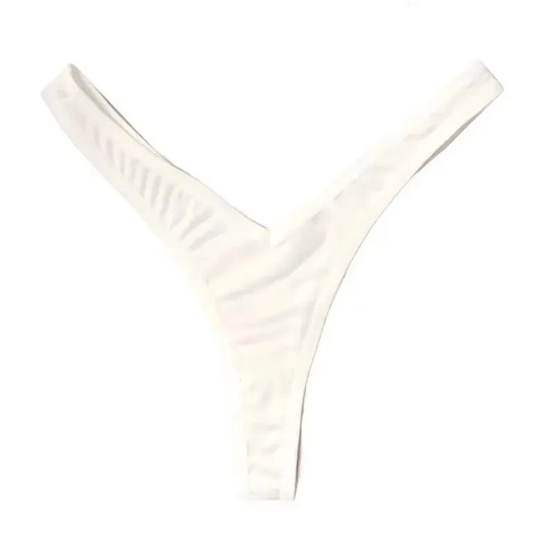 White thong on a white background