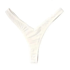 White thong on a white background