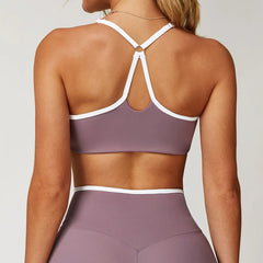 Women’s Push-Up Shockproof Sports Bra – Gym & Yoga Top