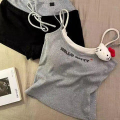 Cute Y2K Kitty Pajama Set