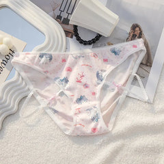Kawaii Cat Lace Seamless Panties