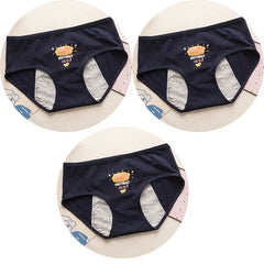 3 PCS Cute Leakproof Period Underwear Set